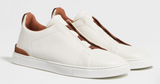 Zegna Triple Stitch - Off White Deerskin