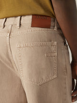Beige Cotton Roccia Pants