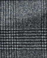 Light Gray Wool-Alpaca Glen Plaid Jacket