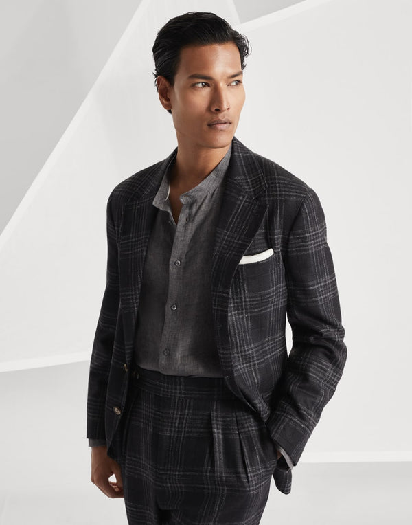 Tartan deconstructed Cavallo blazer