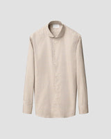 Slim Beige Check Signature Oxford Shirt
