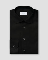 Black Signature Twill Shirt - Contemporary Fit