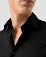 Black Signature Twill Shirt - Contemporary Fit