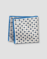 Blue Silk Pocket Square – Four Squares