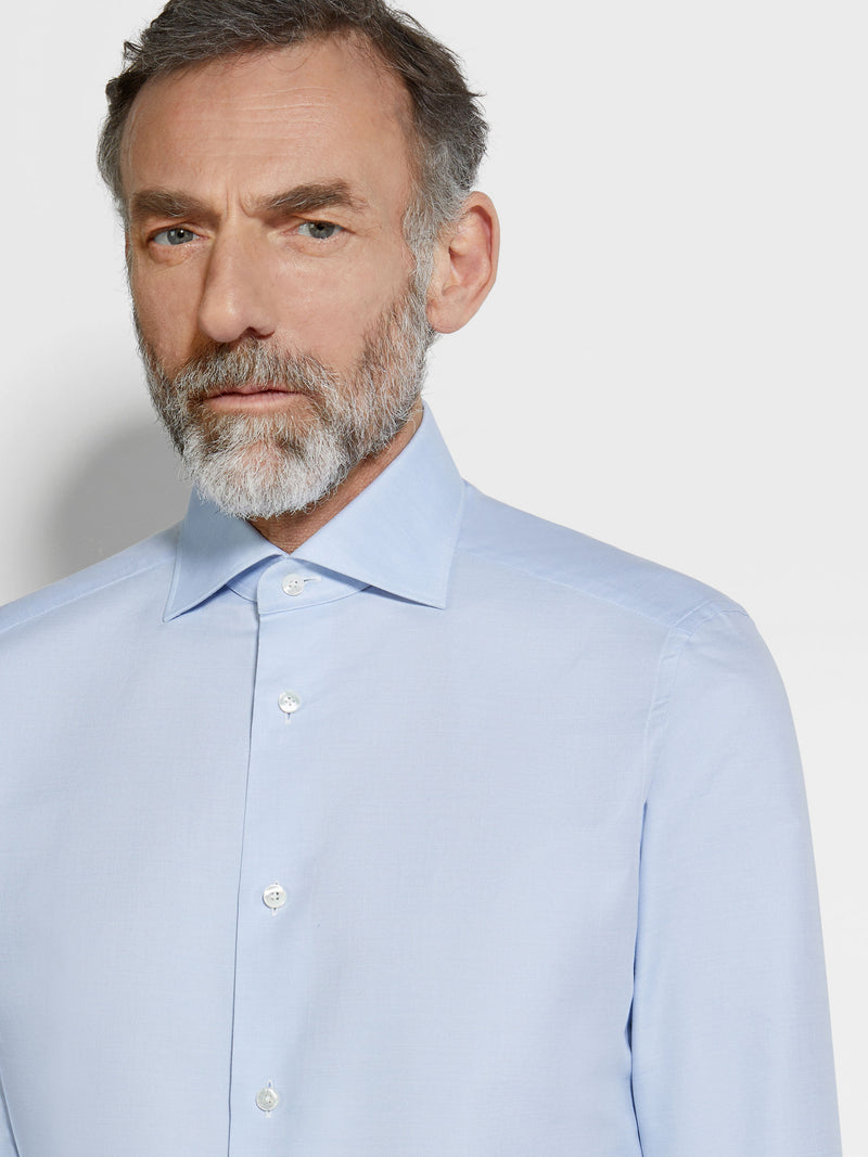 Light Blue Trofeo™ Cotton Shirt