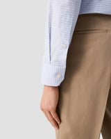 Purple Check Fine Twill Shirt