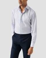 Blue Fine Striped Signature Twill Shirt