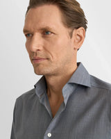 Solid Merino Shirt in Blue