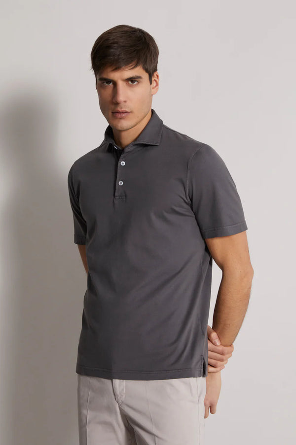 Organic Cotton Polo - Grey