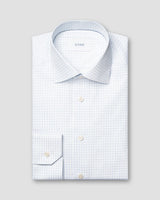 Contemporary Blue Check Signature Twill Shirt