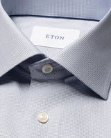 Contemporary Gray Solid Dobby Shirt