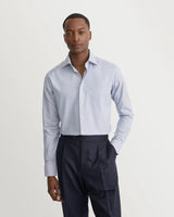 Contemporary Gray Solid Dobby Shirt