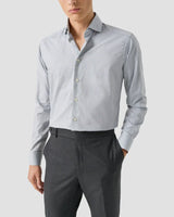Contemporary Blue Check Fine Twill Shirt