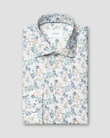 Contemporary Blue Floral Signature Twill Shirt