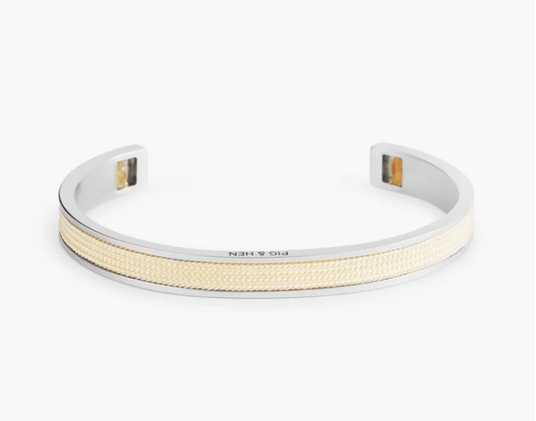 Navarch 9MM Bracelet - Ivory/Silver