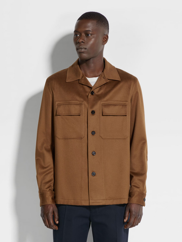 Oasi Cashmere Alba Overshirt - Vicuna