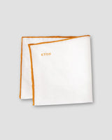 Orange Linen Pocket Square