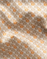 Slim Orange Motif Signature Twill Shirt