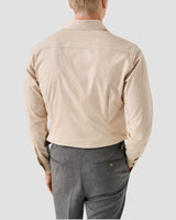Slim Orange Motif Signature Twill Shirt