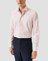 Contemporary Pink Striped Signature Twill Shirt