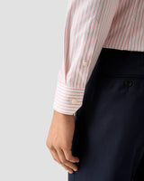 Contemporary Pink Striped Signature Twill Shirt