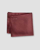 Red Polka Dots Silk Pocket Square