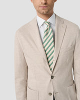 Semi Solid White Cotton TENCEL™ Lyocell Shirt