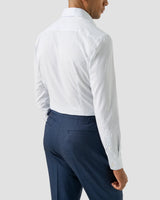 Striped Cotton Linen Shirt - Brown