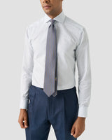 Striped Cotton Linen Shirt - Brown