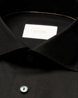 Solid Merino Shirt in Black
