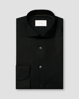 Solid Merino Shirt in Black