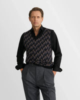 Solid Merino Shirt in Black