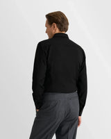 Solid Merino Shirt in Black