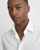 Slim Solid Elevated Twill Shirt
