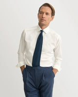 Off White Solid Signature Twill Shirt