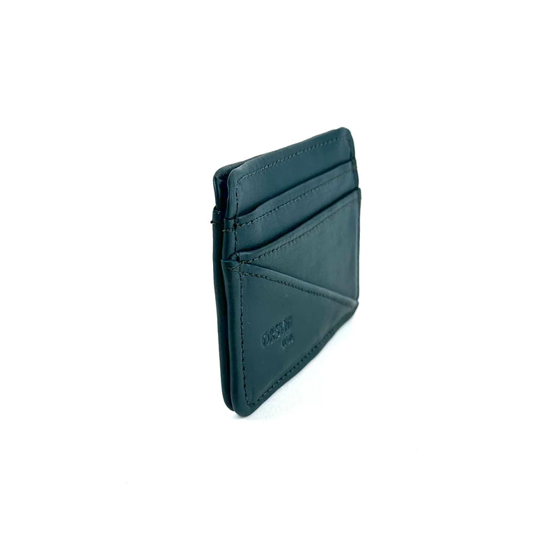 Yosemite Card Case Wallet - Smooth Leather Green