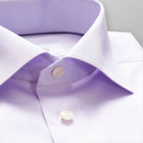 Signature twill purple shirt